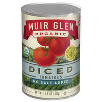 Muir Glen Tomatoes, Organic, Diced, 14.5 Ounce