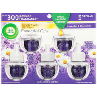 Air Wick Scented Oil Refills, Lavender & Chamomile, 5 Each