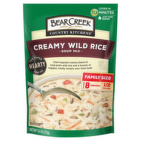 Bear Creek Country Kitchens Soup Mix, Creamy Wild Rice, Family Size, 8.1 Ounce