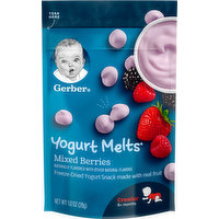 Gerber Yogurt Melts, Mixed Berries, 8+ Months, 1 Ounce