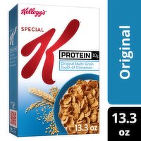 Special K Protein Cold Breakfast Cereal, Original Multi-Grain Touch of Cinnamon, 13.3 Ounce