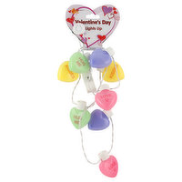 Small Seasons Necklace, Valentine's Day, Light's Up, Conversation Hearts, 1 Each