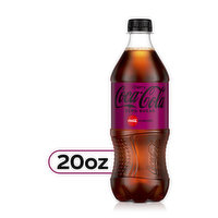 Coca-Cola Zero Sugar Coca-Cola Cherry Zero Cherry Diet Soda Soft Drink, 20 Fluid ounce
