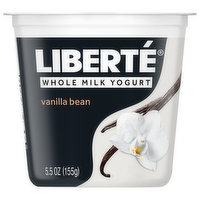 Liberte Yogurt, Whole Milk, Vanilla Bean, 5.5 Ounce