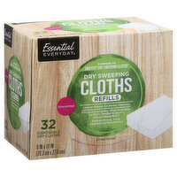 ESSENTIAL EVERYDAY Dry Sweeping Cloths, Disposable, Refills, Unscented, 32 Each