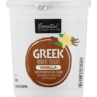 Essential Everyday Yogurt, Greek, Nonfat, Vanilla, 32 Ounce