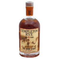 Templeton Rye Whiskey, Rye, 750 Millilitre