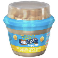 Progresso Soup, with Oyster Crackers, Chicken Corn Chowder, 12.2 Ounce