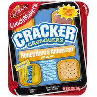 LunchMakers Cracker Crunchers Honey Ham & American, 2.44 Ounce