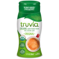 Truvia Organic Zero-Calorie Liquid Stevia Sweetener, 2.7 oz fluid ounce bottle, Original flavor, 2.7 Fluid ounce