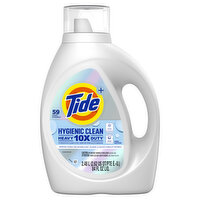 Tide Hygienic Clean Heavy Duty 10x Free Liquid Laundry Detergent, Unscented, 59 loads, 84 oz, HE Compatible, 84 Ounce