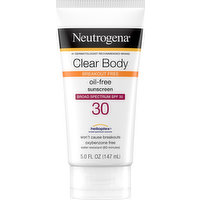 Neutrogena Sunscreen, Oil-Free, Clear Body, Broad Spectrum SPF 30, 5 Ounce