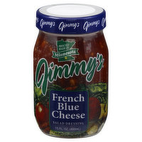 Jimmys Salad Dressing, French Blue Cheese, 15 Ounce