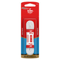 Kiwi Sport Laces, Oval White, 54 Inches, 1 Each