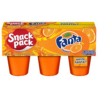 Snack Pack Fanta Fanta Orange Flavored Juicy Gels, 6 Each