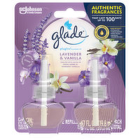 Glade PlugIns Scented Oil Refills, Lavender & Vanilla, 2 Each