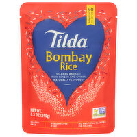 Tilda Steamed Rice, Bombay, 8.5 Ounce