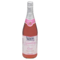 Welch's Cocktail Juice, Sparkling, Rose, Grape, 750 Millilitre