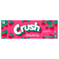 Crush Soda, Strawberry, 12 Pack, 12 Each