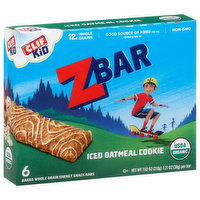 Clif Kid Energy Snack Bars, Iced Oatmeal Cookie, 6 Pack, 6 Each