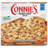 Connie's Pizza, Sausage, Classic Thin Crust, 23.29 Ounce