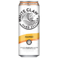 White Claw Hard Seltzer Hard Seltzer, Mango, 19.2 Fluid ounce