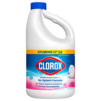 Clorox Bleach, Scented Splash-Less, Fresh Meadow, 2.41 Quart