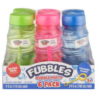 Fubbles Bubble Party, 3+, 6 Pack, 6 Each