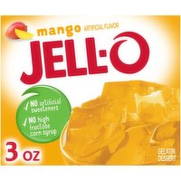 Jell-O Mango Gelatin Dessert Mix, 3 Ounce