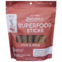 Dog Treat Naturals Superfood Sticks, Duck & Apple, 10 Ounce
