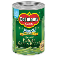 Del Monte Fresh Cut Harvest Selects Whole Green Beans, Blue Lake, 14.5 Ounce