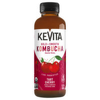 KeVita Kombucha, Tart Cherry, Bold + Smooth, 15.2 Fluid ounce