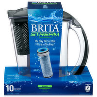 Brita Water Filtration System, Stream, 40 Gallon, 1 Each