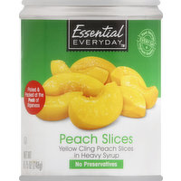 Essential Everyday Peach Slices, 8.75 Ounce