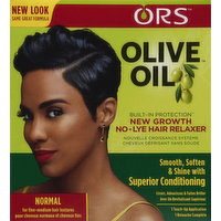 ORS Olive Oil Hair Relaxer, No-Lye, New Growth, Built-In Protection, Normal, 1 Each
