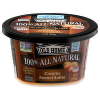Old Home Peanut Butter, Creamy, 100% All Natural, 14 Ounce