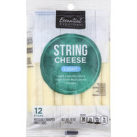 Essential Everyday String Cheese, Light, Low-Moisture, Mozzarella, Part-Skim, 12 Each