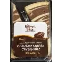 Father's Table Chocolate Marble Cheesecake, 2 Slice Duos, 6 Ounce