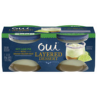 Oui Cream Dessert, Key Lime Pie with Graham Cracker Crust, Layered, 2 Each