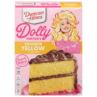 Duncan Hines Cake Mix, Favorite Yellow, Dolly Parton's, 18 Ounce