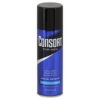 Consort Hair Spray, for Men, Unscented, Extra Hold, 8.3 Ounce