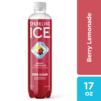 Sparkling Ice Sparkling Water, Zero Sugar, Berry Lemonade, 17 Fluid ounce