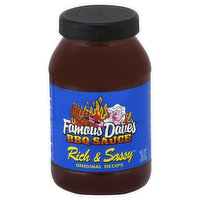 Famous Dave's BBQ Sauce, Rich & Sassy, 38 Ounce