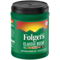 Folgers Coffee, Decaf Classic Roast, 9.6 Ounce