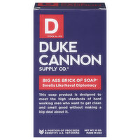 Duke Cannon Supply Co. Soap, Smells Like Naval Diplomacy, 10 Ounce