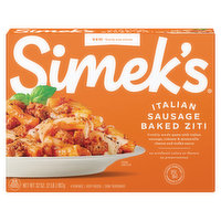 Simek's Baked Ziti, Italian Sausage, Family Size, 32 Ounce