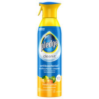 Pledge Clean It Multisurface Cleaner, Fresh Citrus, Antibacterial, 9.7 Ounce