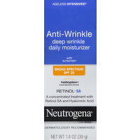 Neutrogena Daily Moisturizer, Anti-Wrinkle, with Sunscreen, Broad Spectrum SPF 20, 1.4 Ounce