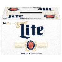 Miller Lite Miller Lite Beer is the original light lager beer. With a smooth, light and refreshing taste, this American-style pilsner beer has 4.2% ABV. Brewed for more taste, this light beer has a light to medium body with a hop-forward flavor, solid malt character., 24 Each