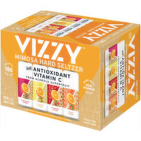 Vizzy Hard Seltzer, Mimosa Variety Pack, 12 Pack, 144 Fluid ounce
